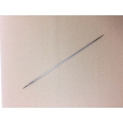 Aguja 25cm (dos puntas) 2